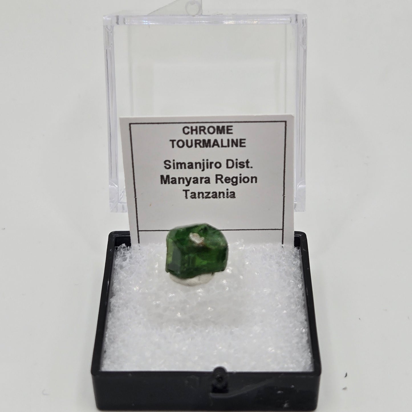 Chrome Tourmaline Specimen