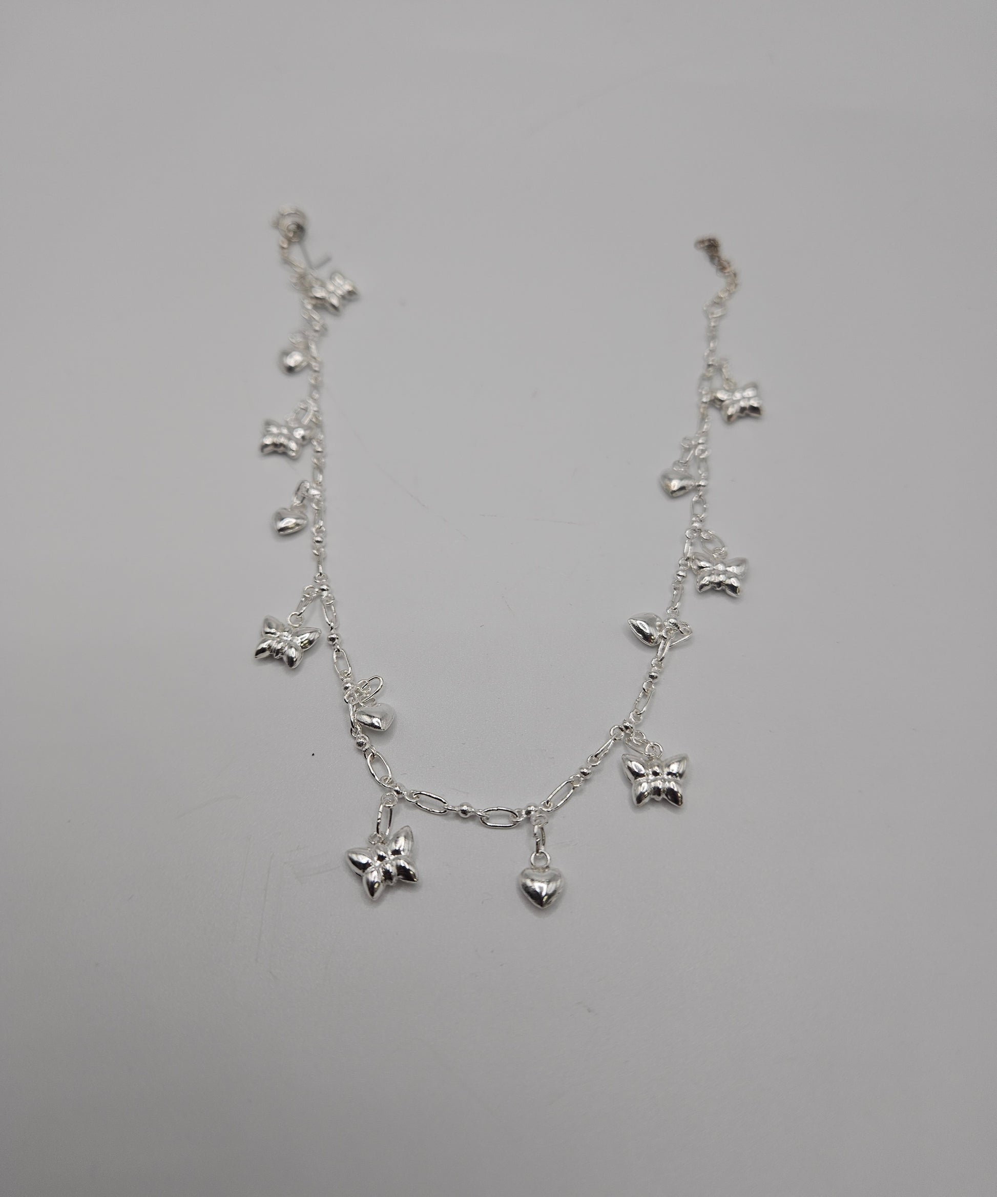 SS Butterfly Charm Anklet 53.99