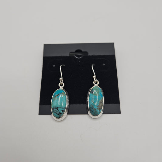 SS Turquoise Oval Earrings 36.99