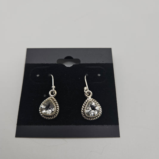 SS Crystal Quartz Drop Earrings 17.99
