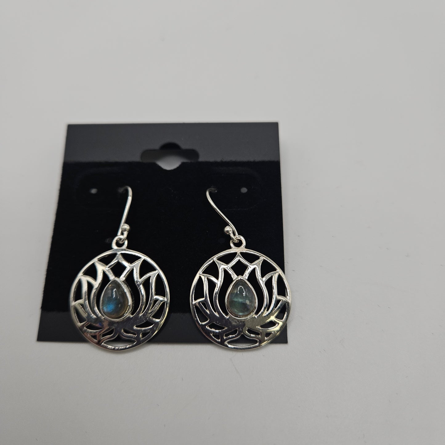 SS Labradorite Lotus Earrings 28.99