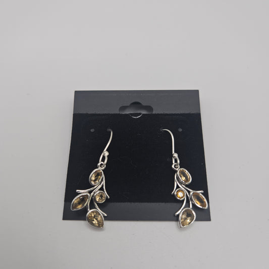 SS Citrine Floral Earrings 39.99