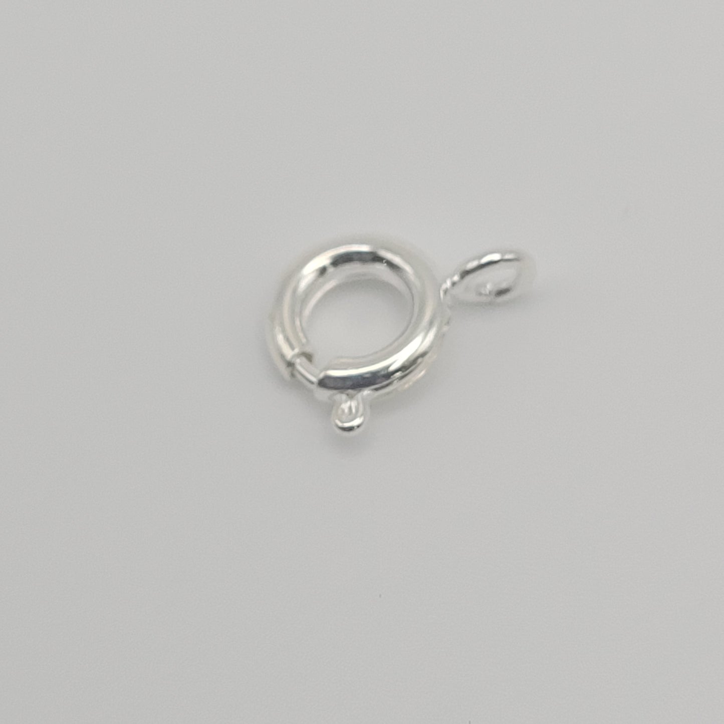 Silver Plated Spring Ring 7mm