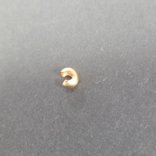 4mm Gold Filled Crimp Cover