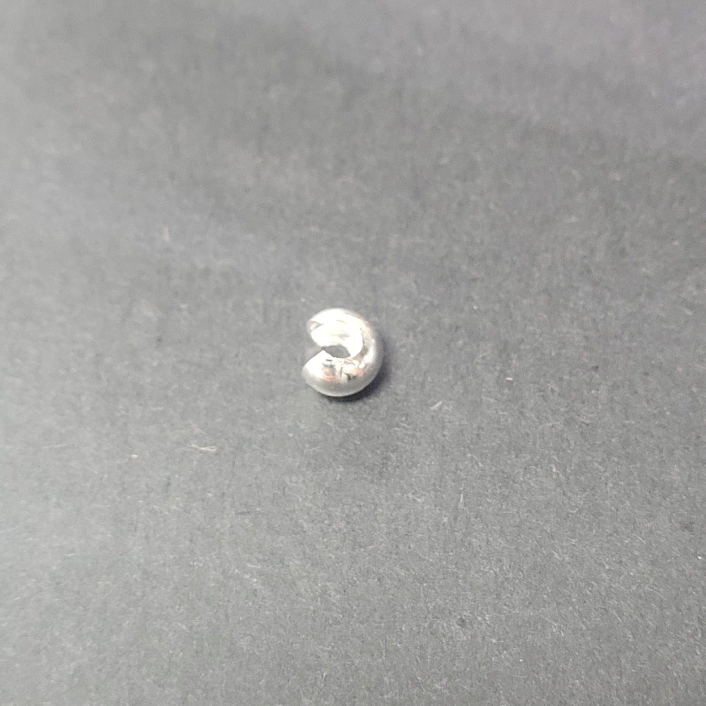 4mm Sterling Silver Crimp Cover