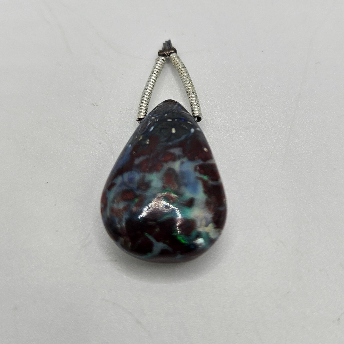 18mm Boulder Opal Top Drill Pendant.