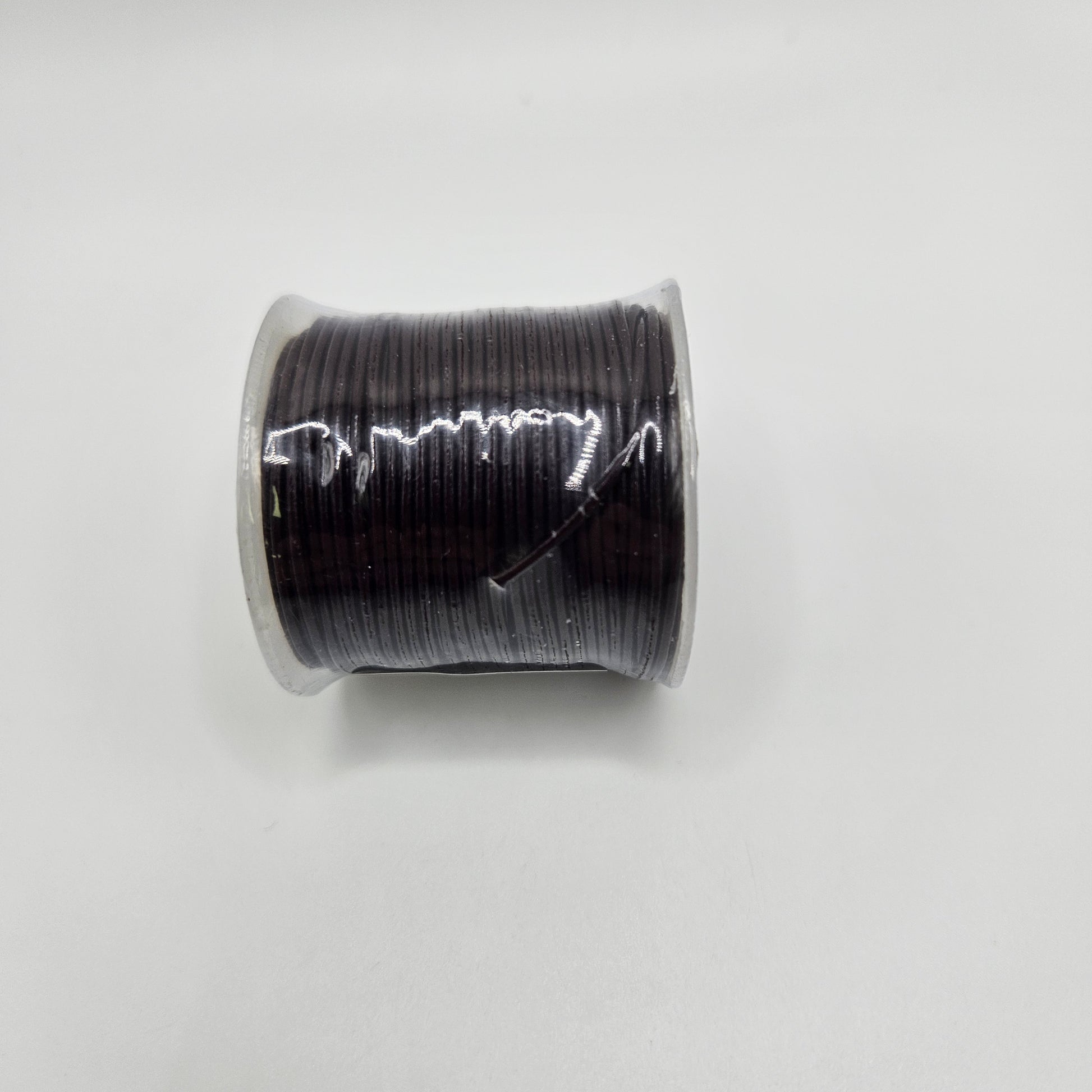 1mm Brown Leather Cord PER SPOOL.