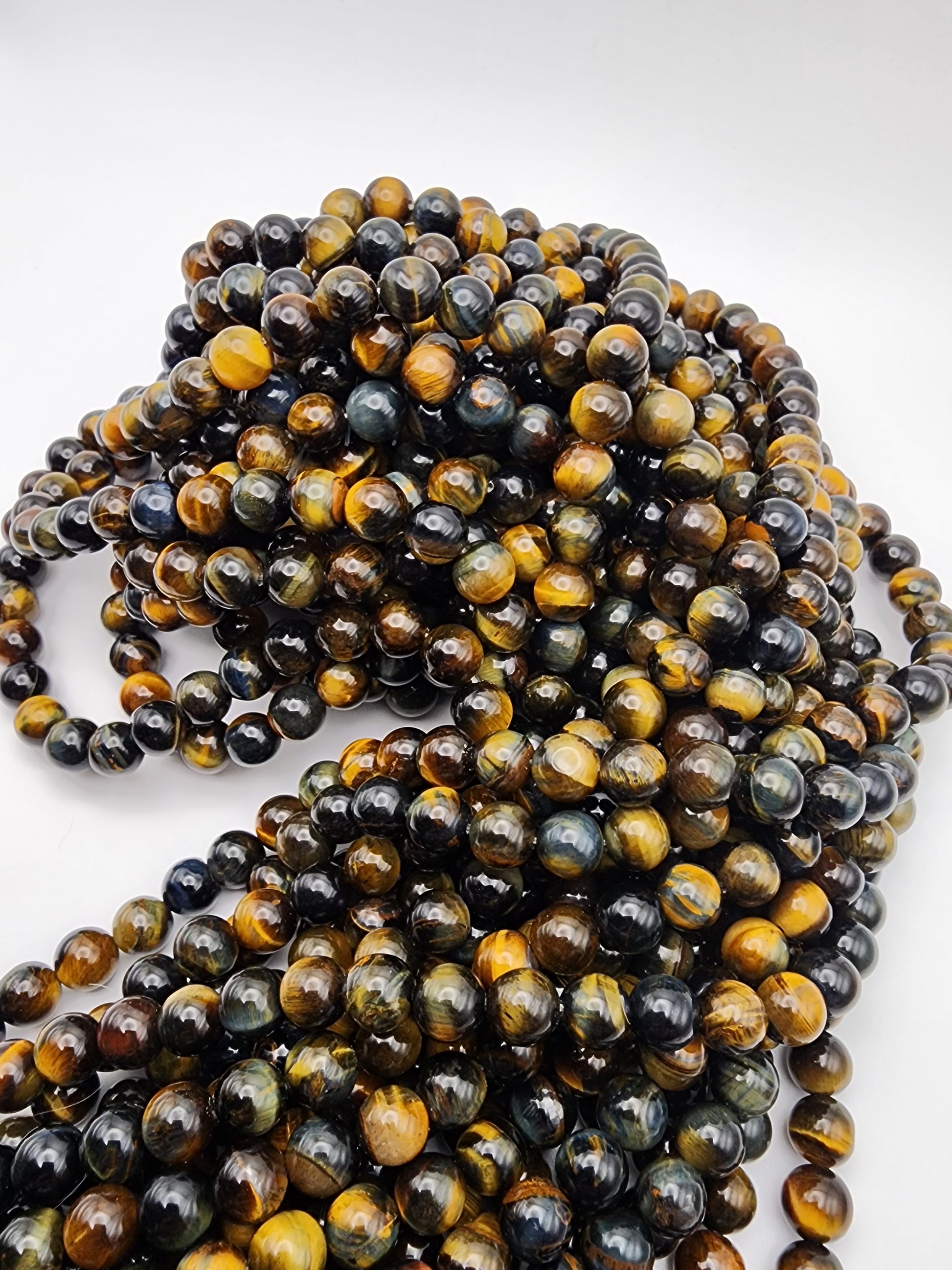 8mm Tiger's Eye Round