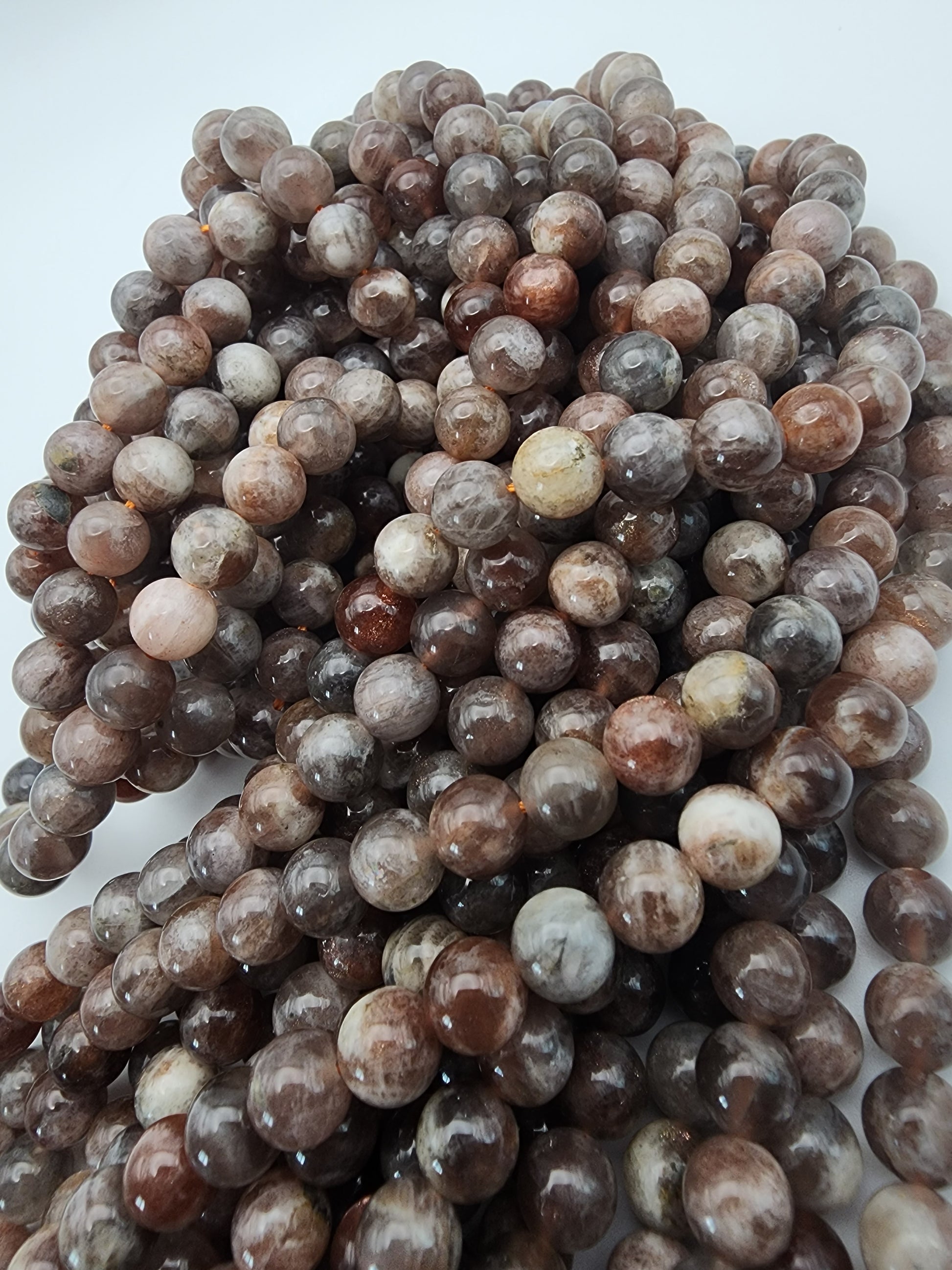 8mm Sunstone Round