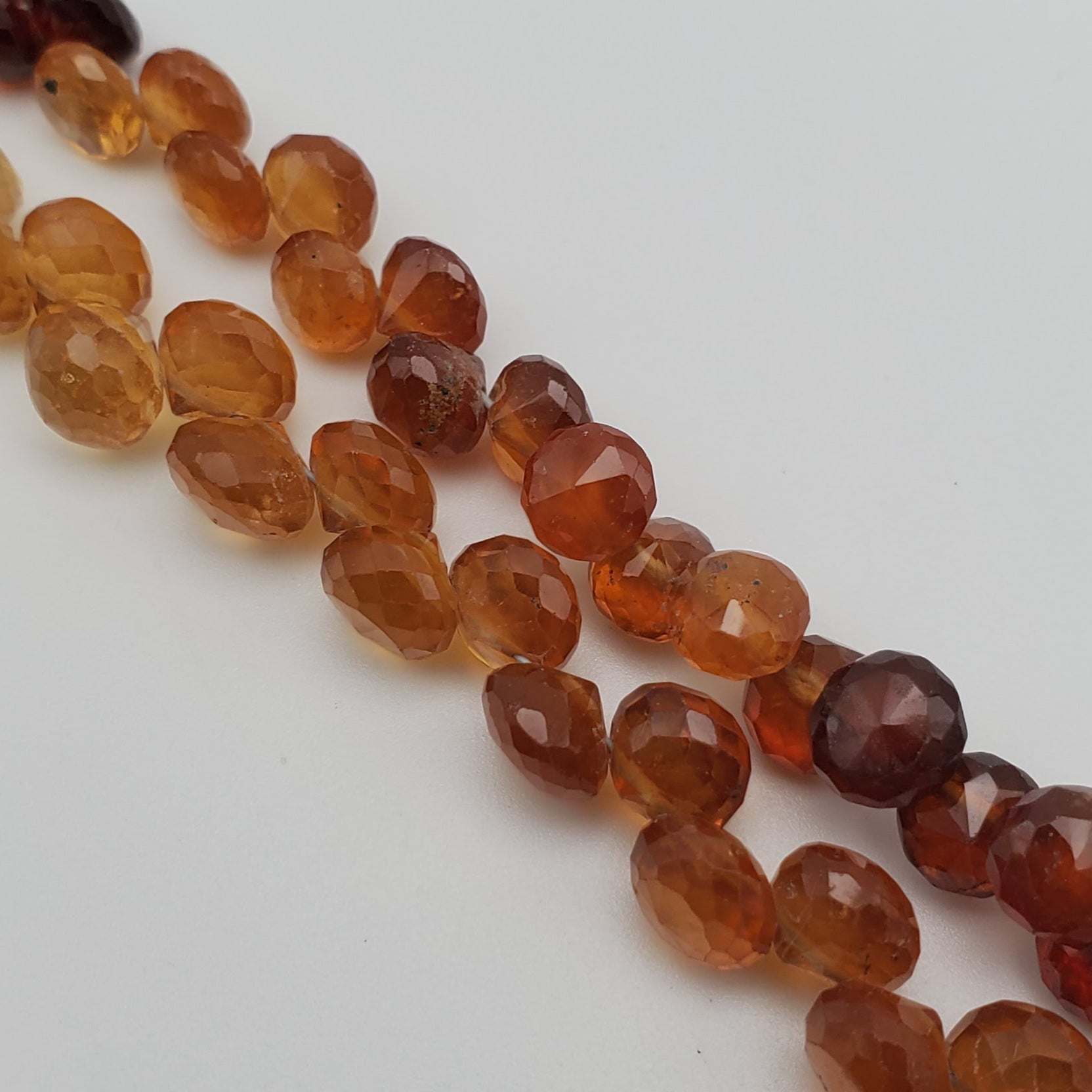 Hessonite Garnet Top Drill