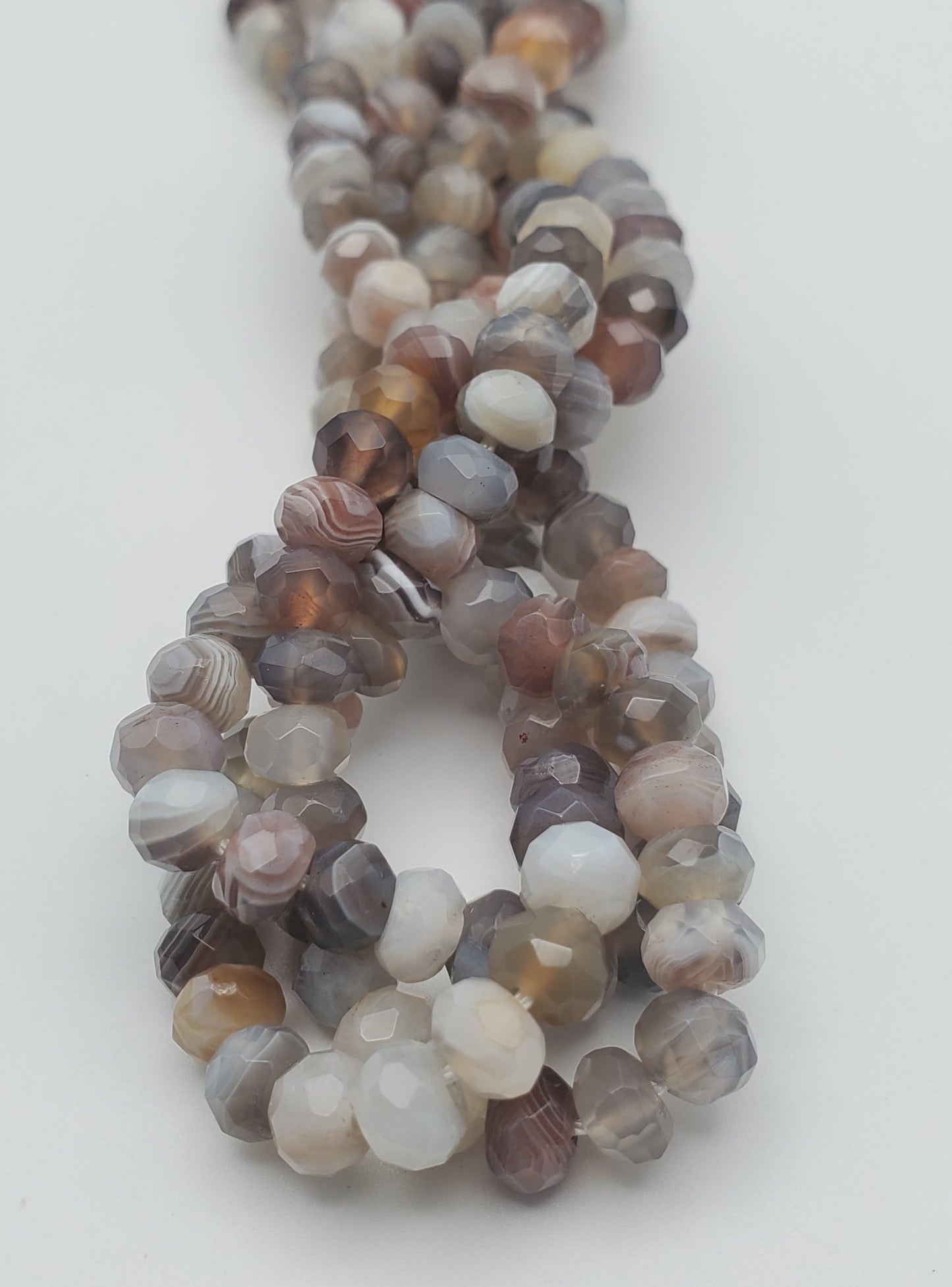 6mmx4mm Botswana Agate Faceted