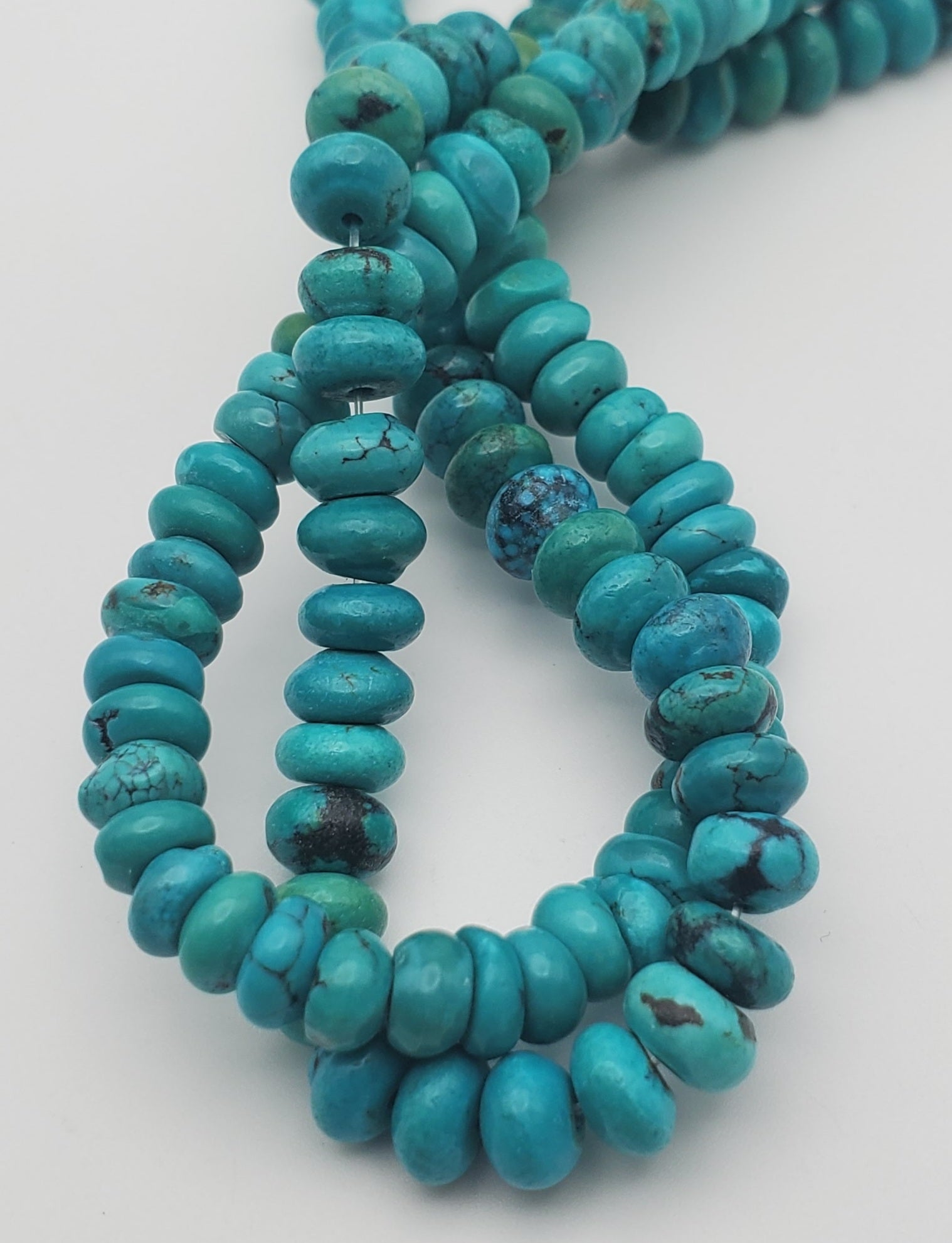 6mm Turquoise Rondelle