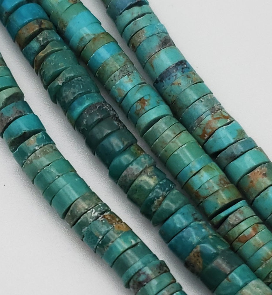 6mm Turquoise Heishi