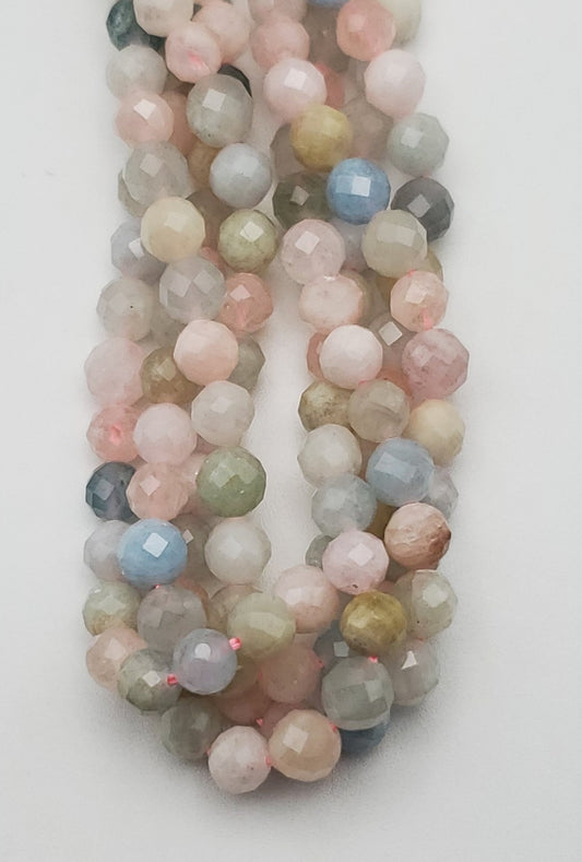 6mm Morganite Faceted