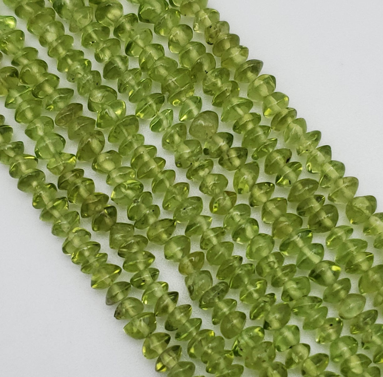 4mm Peridot Rondelle