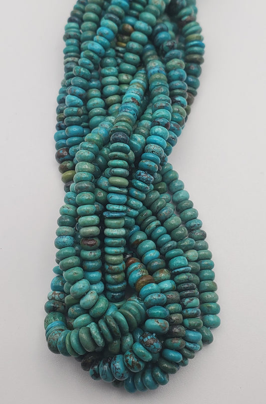 6mm Turquoise Heishi