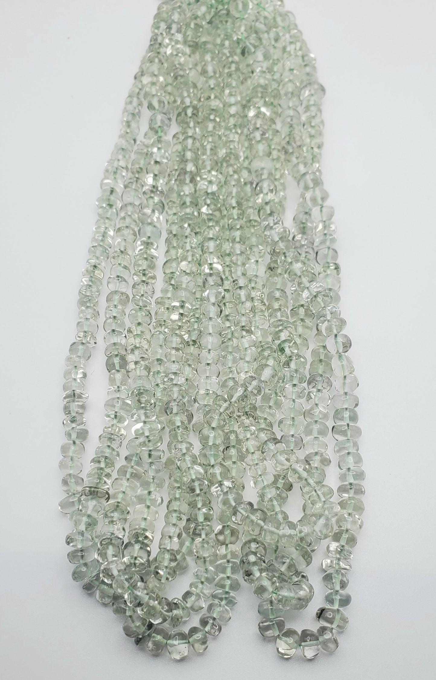 7mm Green Amethyst Rondelle