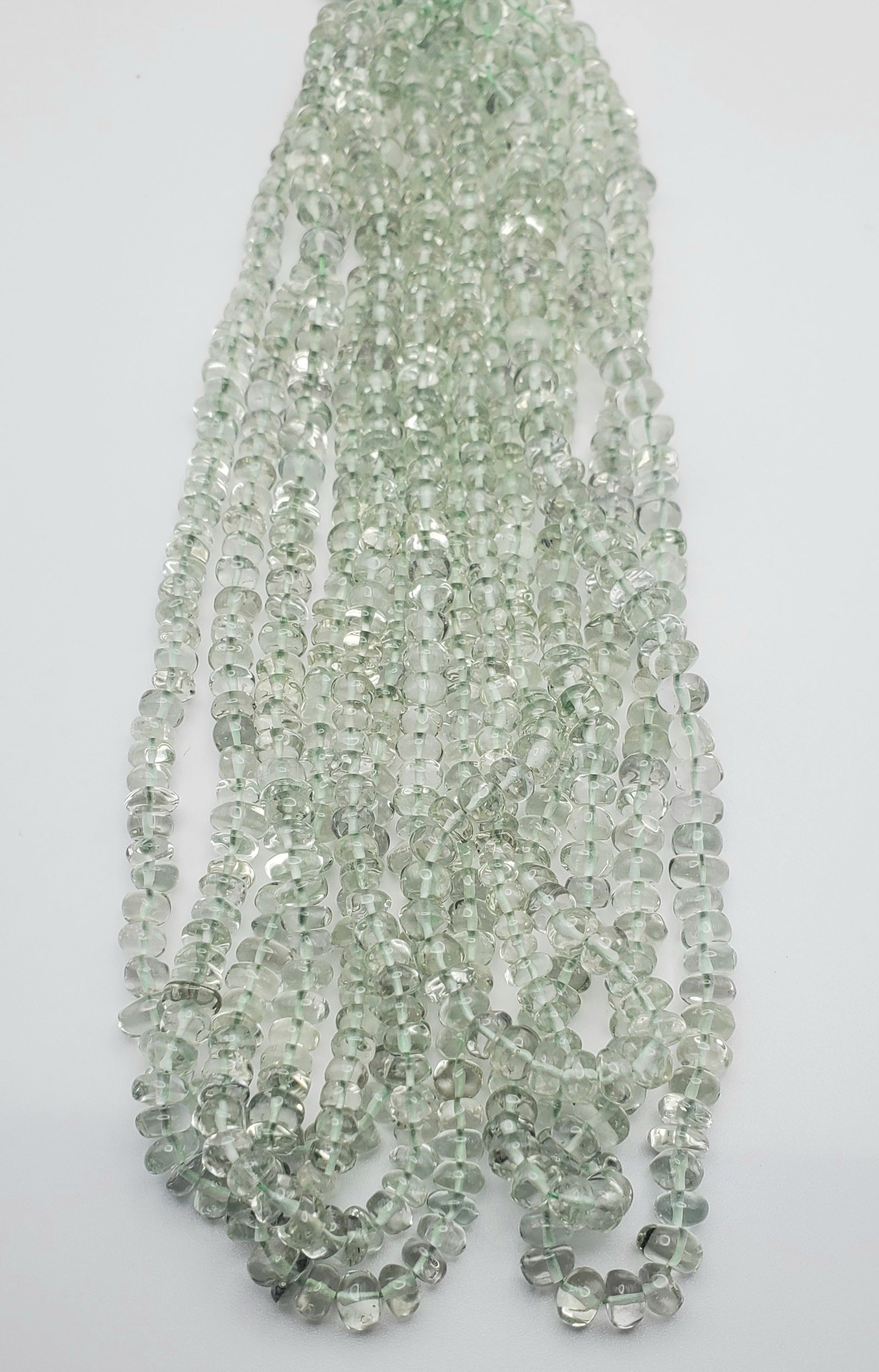7mm Green Amethyst Rondelle