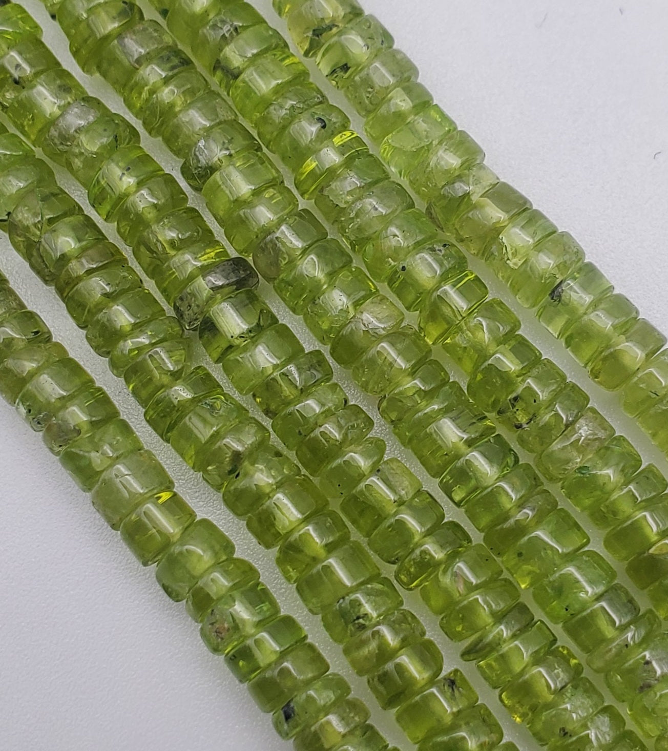 4mm Peridot Heishi
