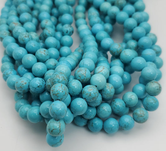 8mm Blue Howlite
