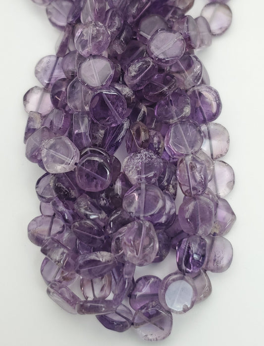 8mm Amethyst Coin