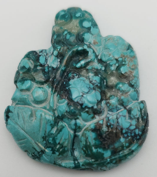 Carved Turquoise Cabochon