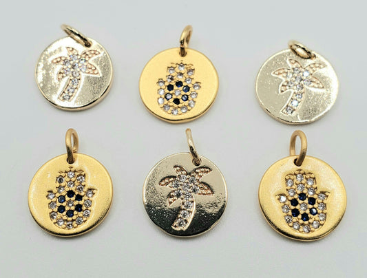 Pave Hamsa/Palm Charm