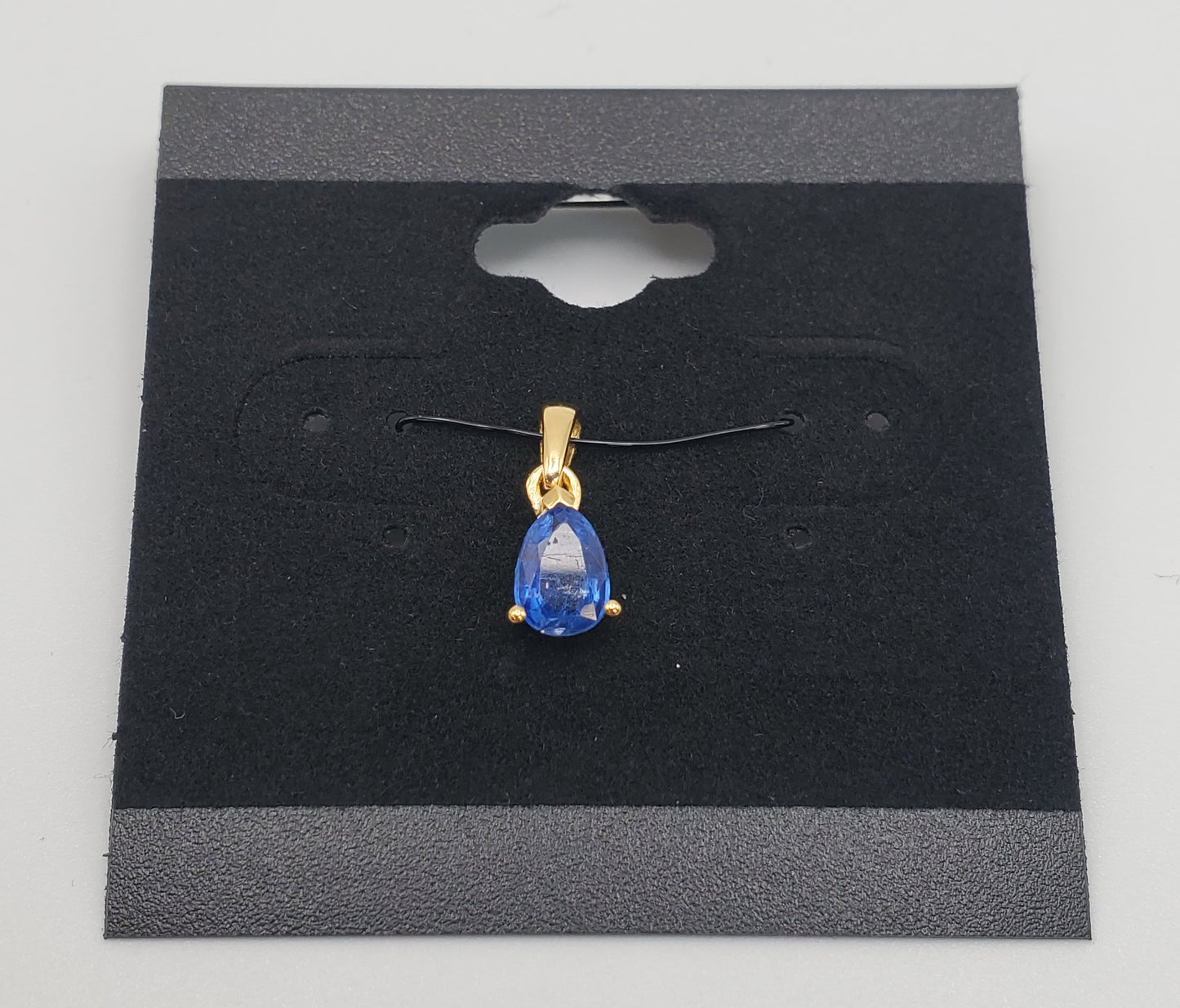 GP Blue Kyanite Gemstone Faceted Pendant