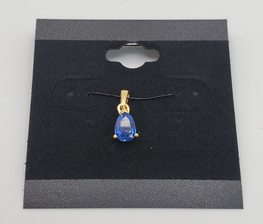 GP Blue Kyanite Gemstone Faceted Pendant