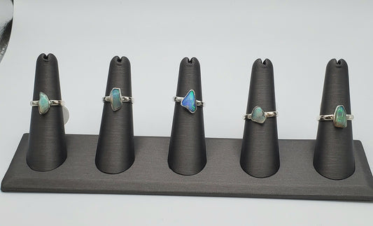 SS Ethiopian Opal Rough Ring