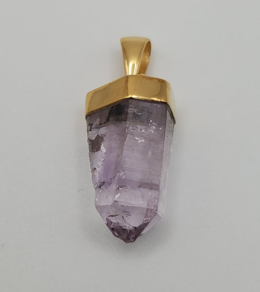GP Vera Cruz Amethyst Rough Mineral w/ Cap Pendant
