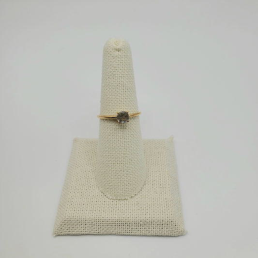 GP Labradorite Gemstone Faceted Ring