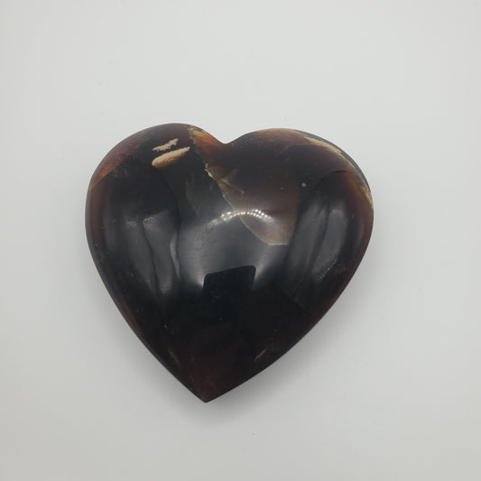 Amber Heart 3 inch