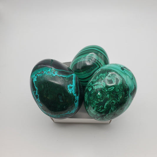 Malachite Egg Small 2.5 inch