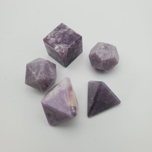 Lepidolite Geometry Set
