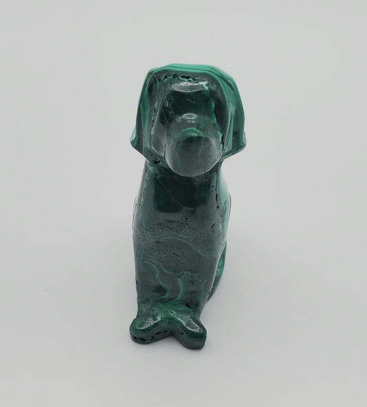 Malachite Dog 3 inch