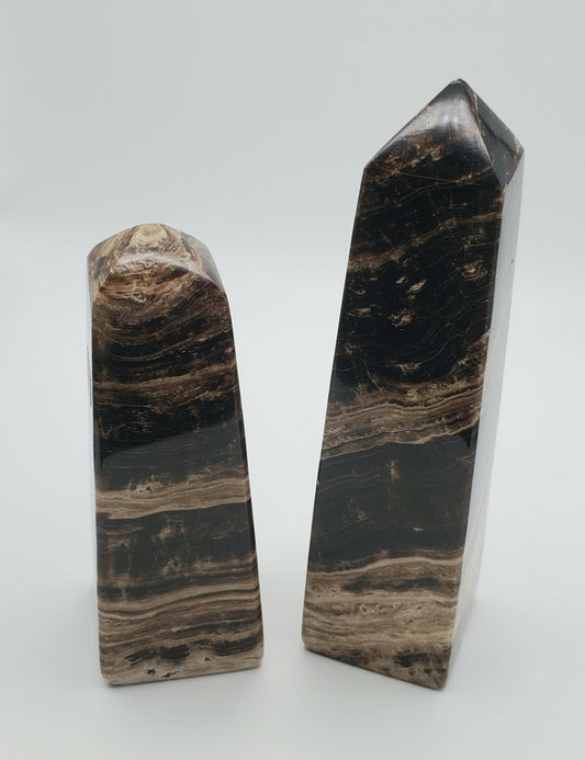 Chocolate Calcite Tower 4-5 inch