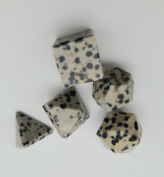 Dalmatian Jasper Geometry Set