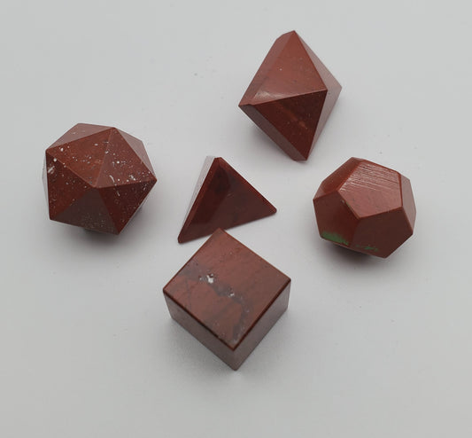 Red Jasper Geometry Set