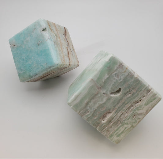 Caribbean Calcite Cube 2x2 inch