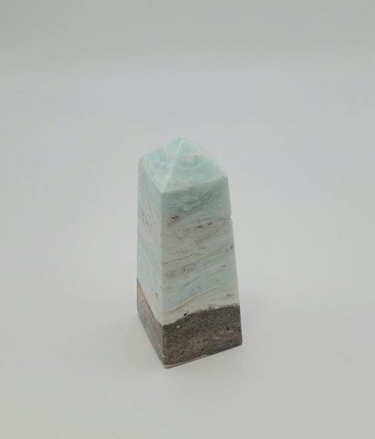 Caribbean Calcite Pyramid 3 inch