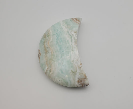 Caribbean Calcite Moon Medium 2.75 inch