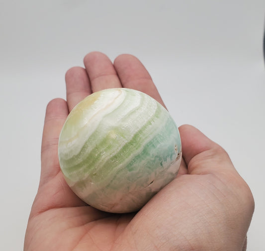 Caribbean Calcite Sphere 2 inch