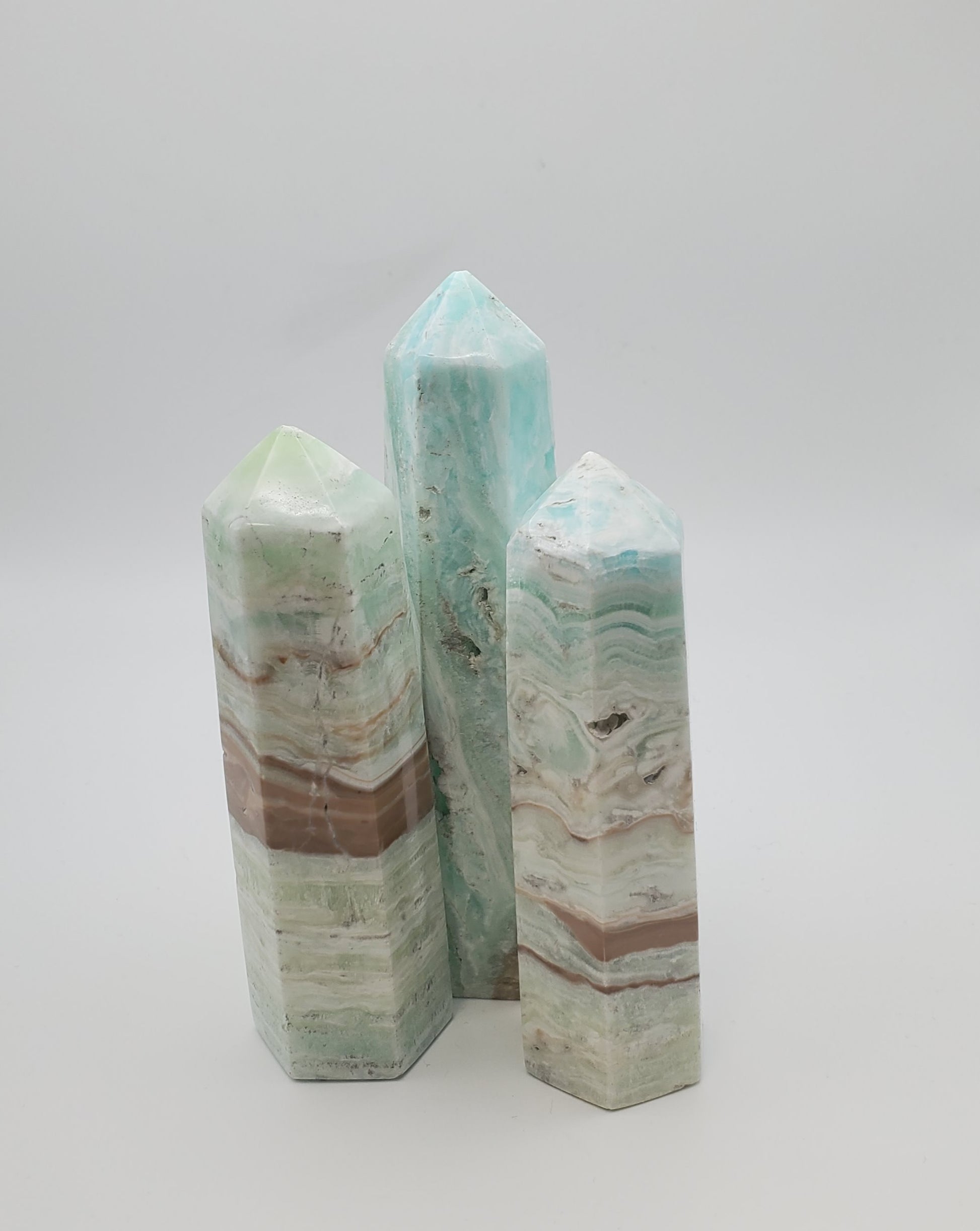 Caribbean Calcite Point 4.5-5 inch
