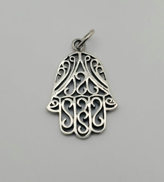 SS Small Hamsa Pendant