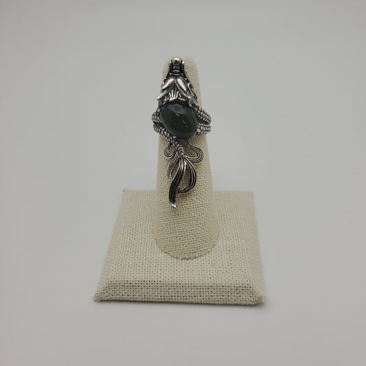 SS Dragon Jadite Ring