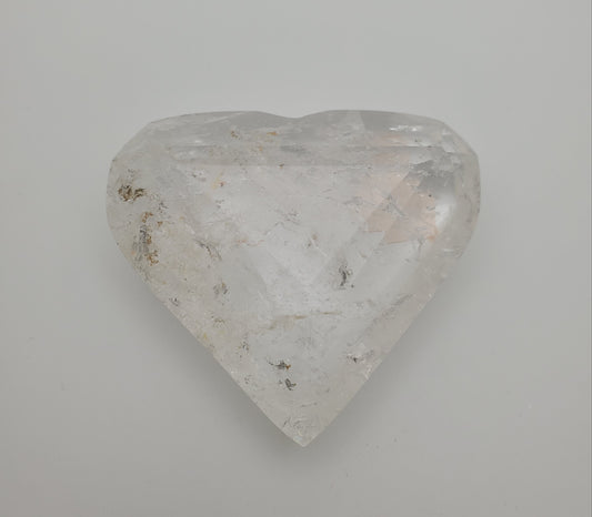 Medium Clear Quartz Heart