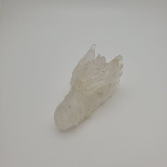Clear Quartz Dragon Head