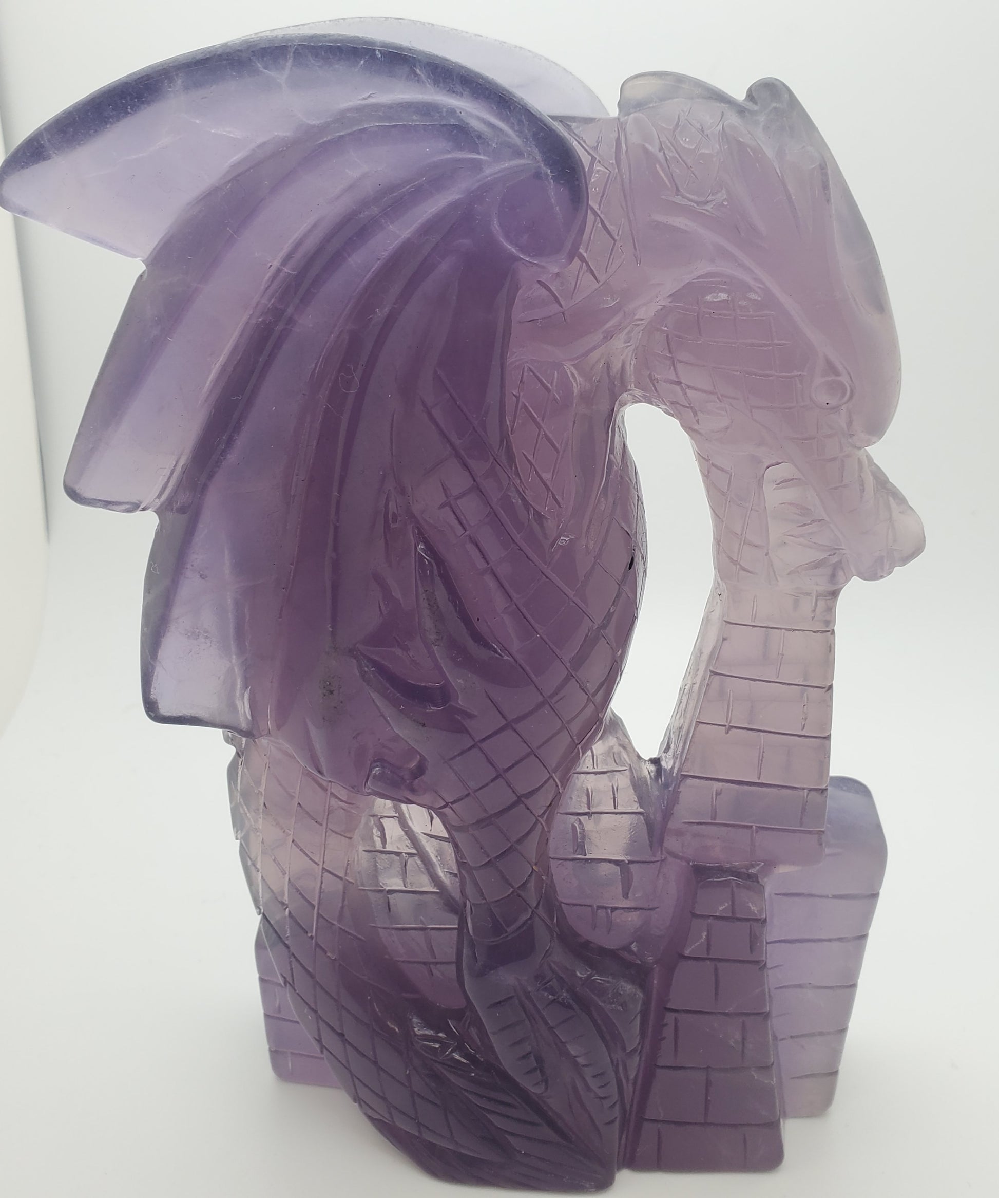 Purple Fluorite Dragon