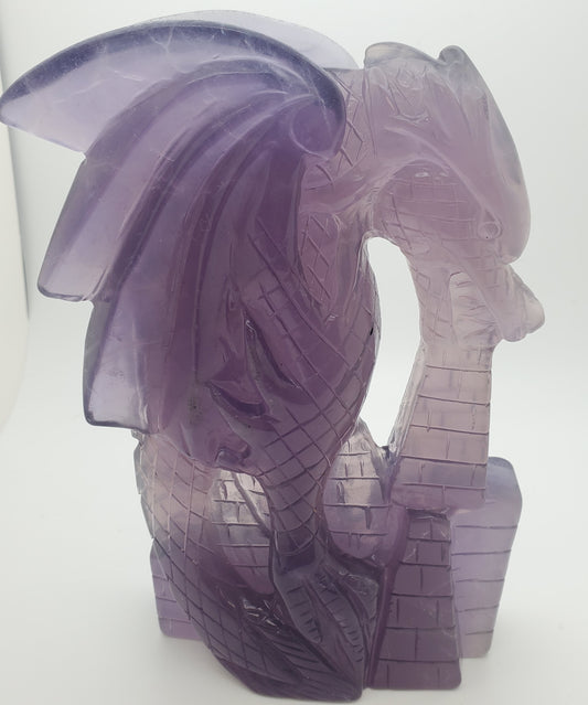 Purple Fluorite Dragon